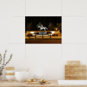 Native Dancer Horse Statue Saratoga Poster ポスター (キッチン)