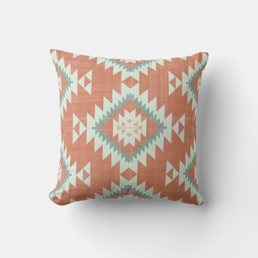 Native Desert 16x16 Throw Pillow クッション (正面)
