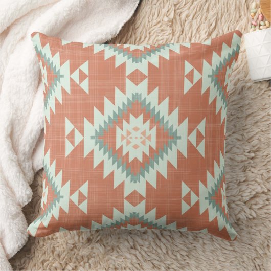 Native Desert 20x20 Throw Pillow クッション (ブランケット)