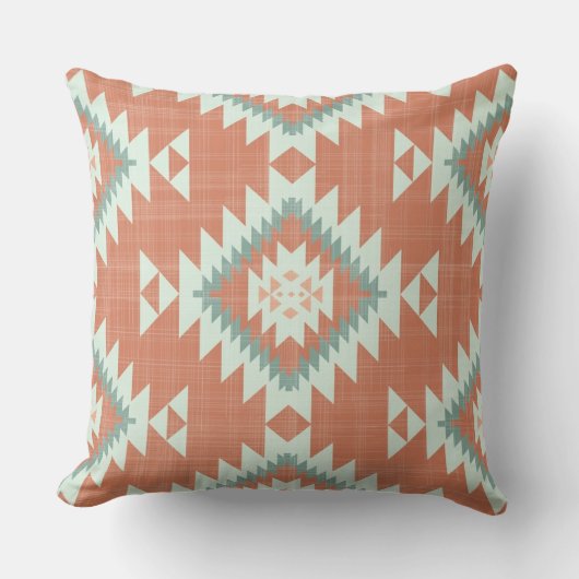 Native Desert 20x20 Throw Pillow クッション (正面)