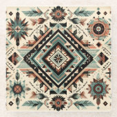 Native Inspiration  ガラスコースター (正面)