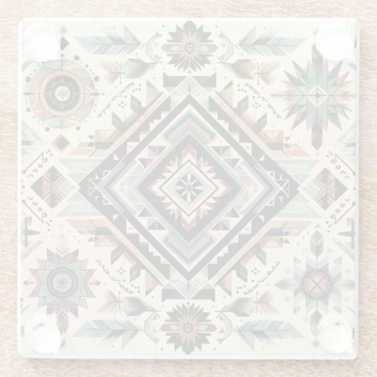 Native Inspiration ガラスコースター (裏面)