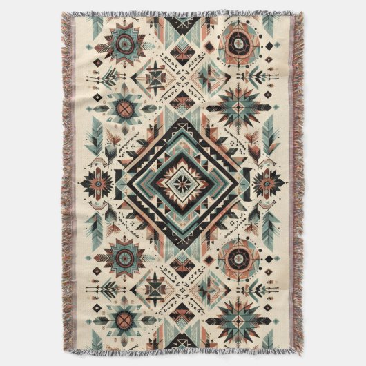 Native Inspiration スローブランケット (正面縦)