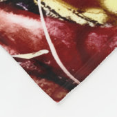 Native "Nez Perce Chief" original art  フリースブランケット (角)