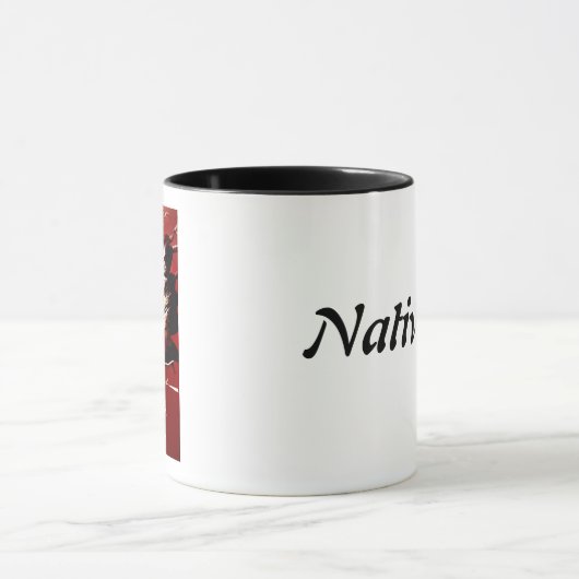 Native "Nez Perce Chief" original art Mug マグカップ (中央)
