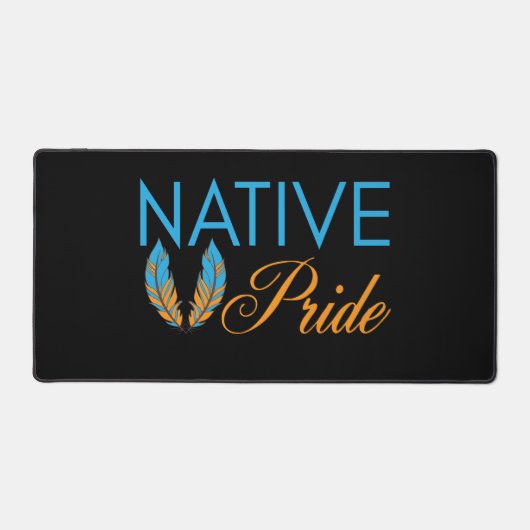 Native Pride Feathers Desk Mat デスクマット (正面)