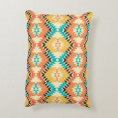 Native Print Accent Pillow アクセントクッション (裏面(縦))