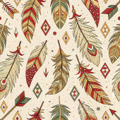 Native Tribal Kitchen Towel Custom Name Accent キッチンタオル