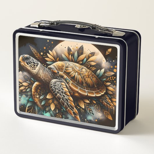 Native Turtle メタルランチボックス (裏面)