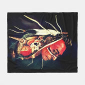 Native Warrior "Kaw" Fleece Blanket フリースブランケット (正面(横))