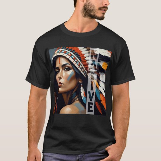 Native Warrior Princess Tシャツ (正面)