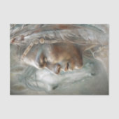 Native Warrior Profile & Horse Decoupage 薄葉紙 (正面)