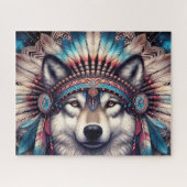 Native Wolf ジグソーパズル (横)
