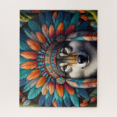 Native Wolf ジグソーパズル (縦)