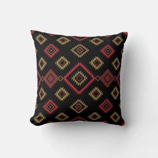 Native Zone 16x16 Throw Pillow クッション (正面)