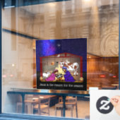 Nativity ウィンドウサイン (カフェ窓)