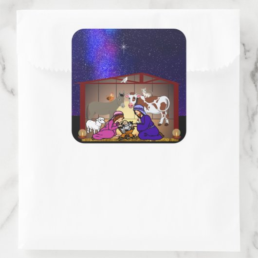 Nativity スクエアシール (バッグ)