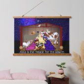 Nativity 吊り下げ型タペストリー (寝室)