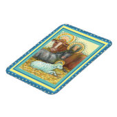 NATIVITY ANIMALS IN STABLE, OX, DONKEY & SHEEP マグネット (左側)