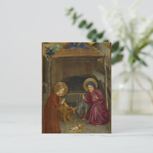 Nativity by Fra Angelico ポストカード (スタンド正面)