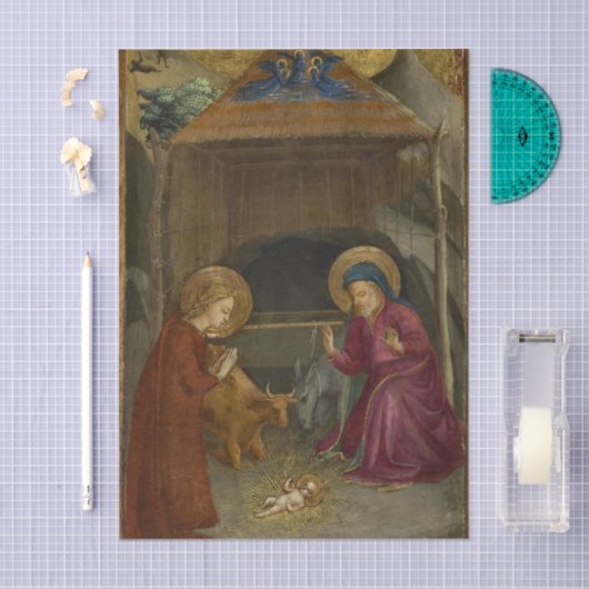 Nativity by Fra Angelico 薄葉紙 (クラフト)