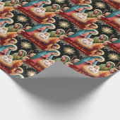 Nativity Christmas Baby Jesus, A Child Is Born ラッピングペーパー (角)