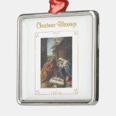 Nativity Christmas Blessings Religious Ornament メタルオーナメント (左)