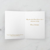 Nativity Christmas Card シーズンカード (内部)