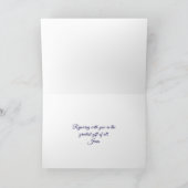 Nativity Christmas Card – Born This Day a Savior カード (内部)