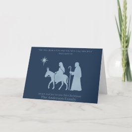 Nativity Christmas Card – Call Him Jesus カード