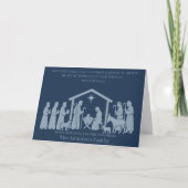 Nativity Christmas Card – Emmanuel God With Us カード (正面)