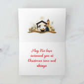 NATIVITY CHRISTMAS CARD FOR ANYONE サンキューカード (内部)