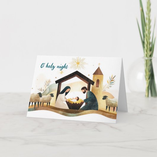 NATIVITY CHRISTMAS CARD FOR ANYONE サンキューカード (正面)