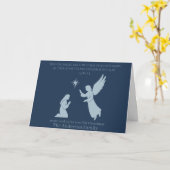 Nativity Christmas Card – The Annunciation of Mary カード (黄色い花)