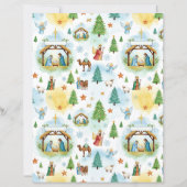 Nativity Christmas craft paper (正面)