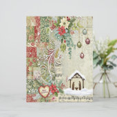 Nativity Christmas craft paper (スタンド正面)