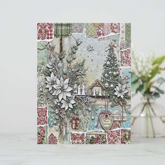 Nativity Christmas craft paper (スタンド正面)