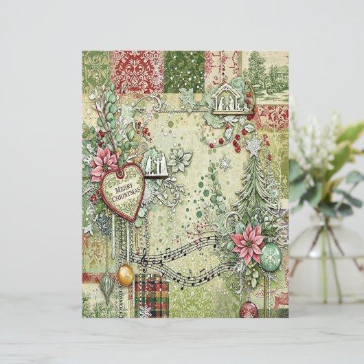 Nativity Christmas craft paper (スタンド正面)