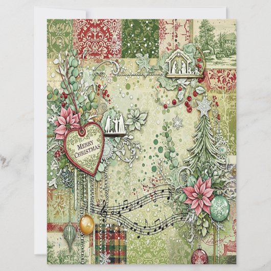 Nativity Christmas craft paper (正面)