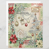 Nativity Christmas craft paper (正面/裏面)