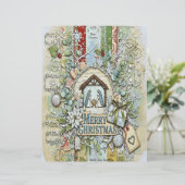 Nativity Christmas craft paper (スタンド正面)