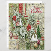 Nativity Christmas craft paper (正面/裏面)