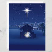 Nativity Christmas craft paper (正面/裏面)