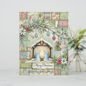 Nativity Christmas craft paper (スタンド正面)