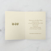 Nativity Christmas Holy Family Catholic シーズンカード (内部)