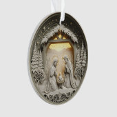 Nativity Christmas Ornament – Holy Family 1 オーナメント (正面)