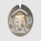 Nativity Christmas Ornament – Holy Family 1 オーナメント (正面)