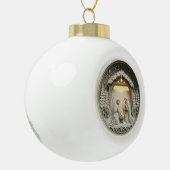 Nativity Christmas Ornament – Holy Family 1 セラミックボールオーナメント (左)