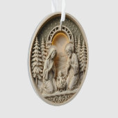 Nativity Christmas Ornament – Holy Family 2 オーナメント (正面)