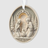 Nativity Christmas Ornament – Holy Family 2 オーナメント (正面)
